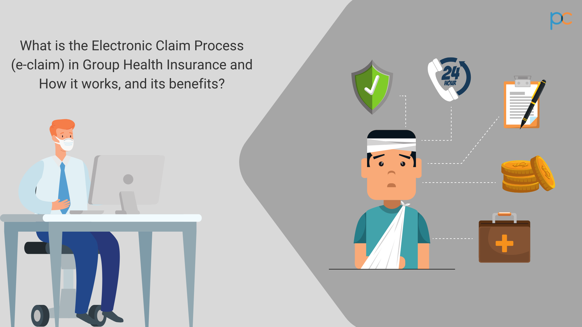 What is the Electronic Claim Process (e-claim) in Group Health Insurance and How it works, and its benefits - PlanCover