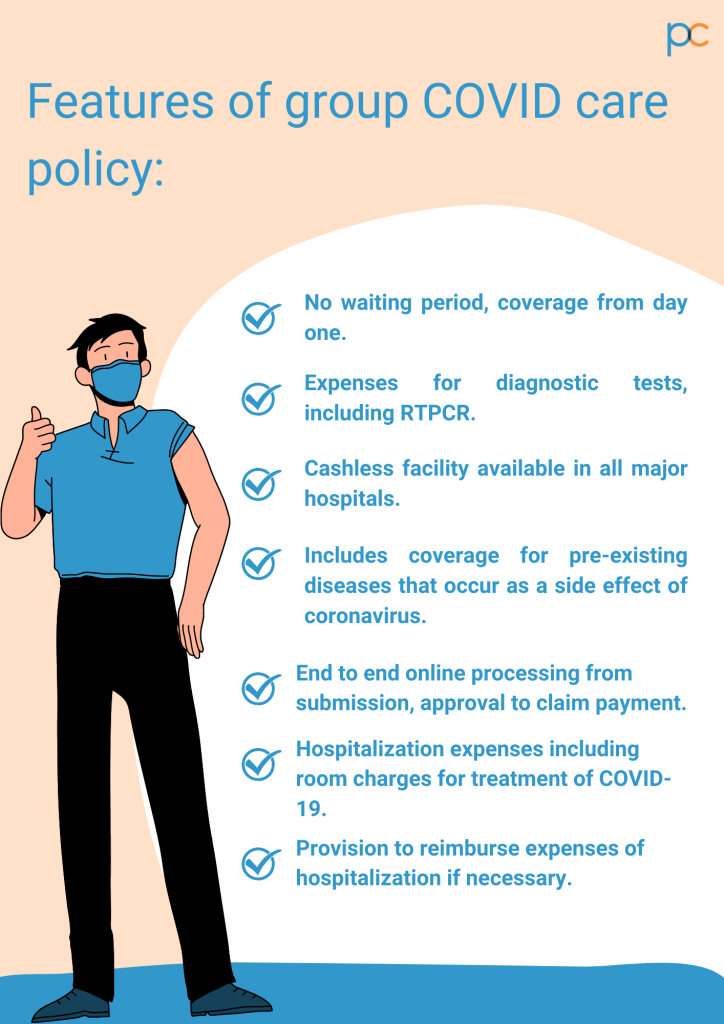 Features of Group Covid Care Policy