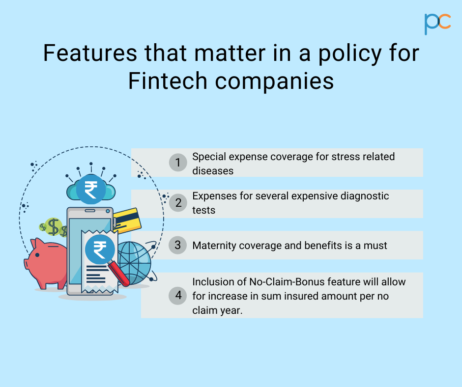 Best Group Health Insurance Plans for Fintech Startups In India 5 Features that matter in a policy for Fintech Companies