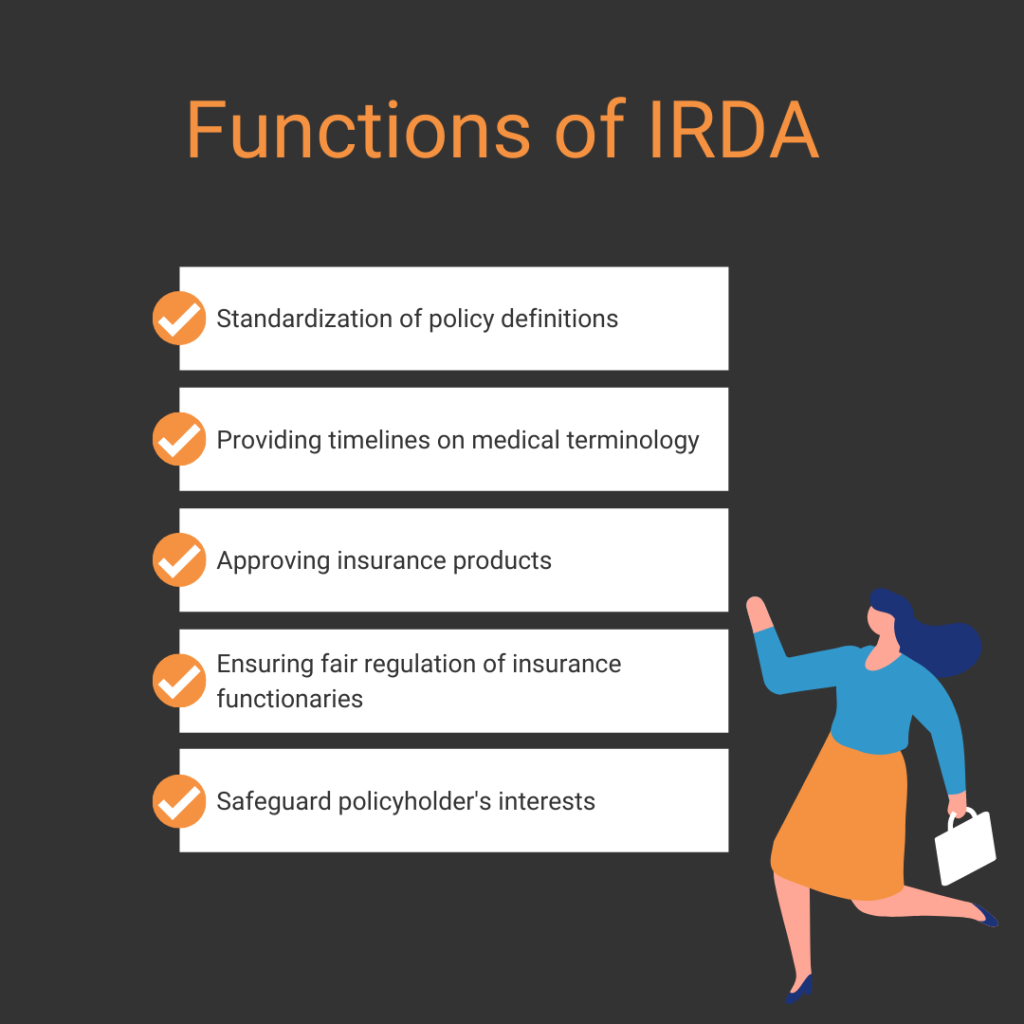 functions of irda