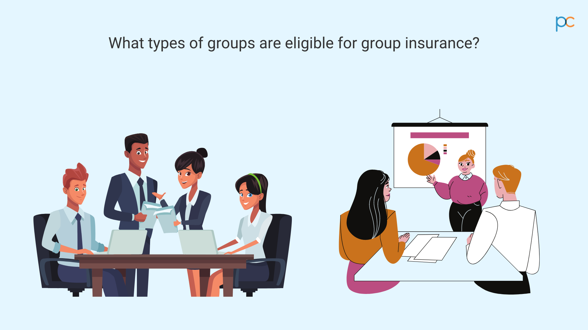 What types of groups are eligible for group insurance